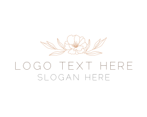 Minimalist Flower Nature  logo