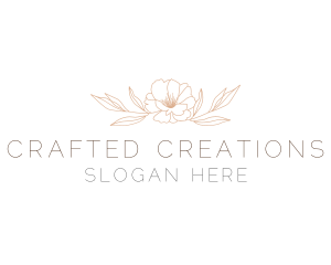 Minimalist Flower Nature  logo design