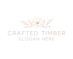 Minimalist Flower Nature  logo design