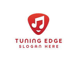 Guitar Pick Musical Tune logo