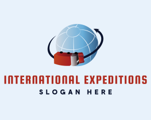 International Travel Transport logo design