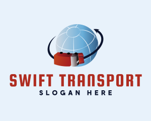 International Travel Transport logo design