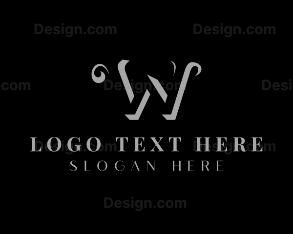 Stylish Firm Letter W Logo