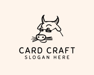 Farm Cow Shades logo design