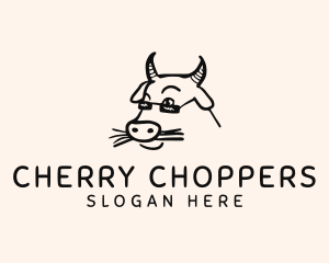 Farm Cow Shades logo design