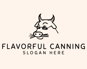 Farm Cow Shades logo design