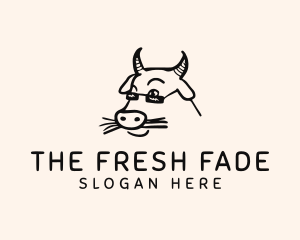 Farm Cow Shades logo design