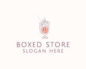 Fruit Shake Drink logo design