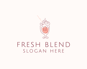 Fruit Shake Drink logo