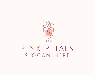 Fruit Shake Drink logo design