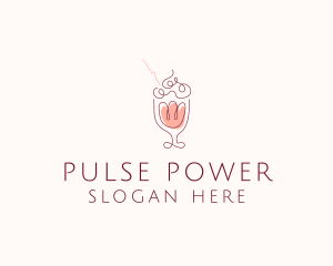 Fruit Shake Drink logo design