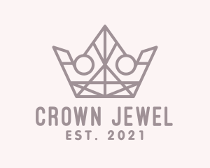 Royalty Jewel Crown  logo design