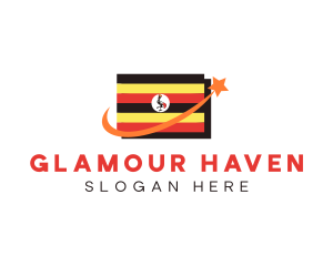 Uganda Country Flag logo