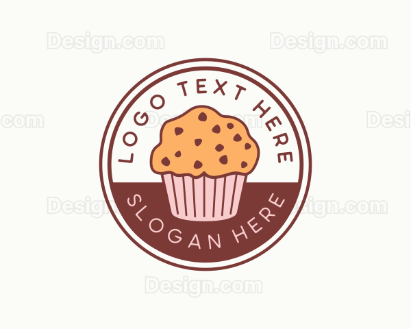 Cupcake Muffin Bakery Logo