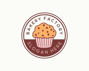 Cupcake Muffin Bakery logo design