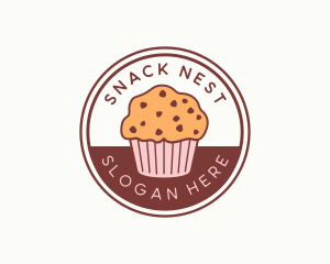 Cupcake Muffin Bakery logo design