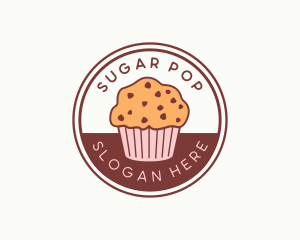 Cupcake Muffin Bakery logo design