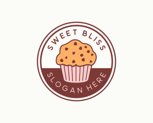 Cupcake Muffin Bakery logo design