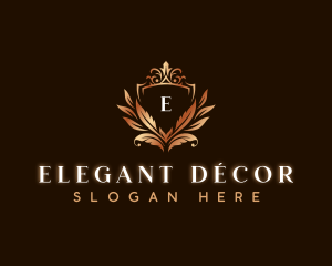 Elegant Leaves Decoration logo design