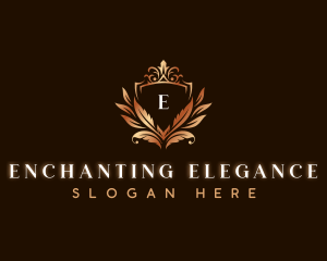 Elegant Leaves Decoration logo design