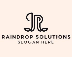 Stylish Boutique Brand Letter R logo design