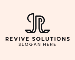 Stylish Boutique Brand Letter R logo design