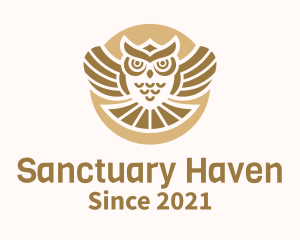 Owl Bird Sanctuary logo design