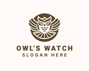 Owl Bird Sanctuary logo design