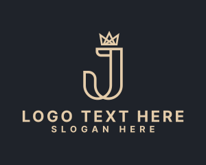 Accessories - Luxurious Letter J Crown logo design