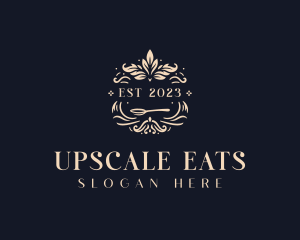 Luxury Restaurant Catering logo design