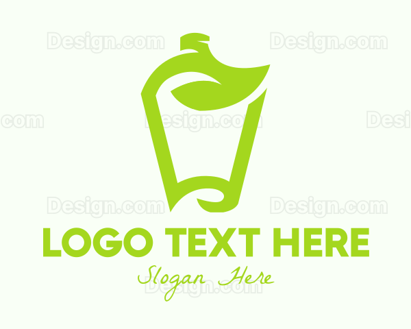 Green Organic Drink Logo