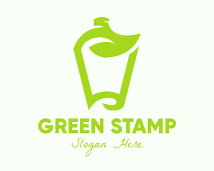 Green Organic Drink logo design