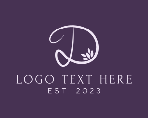 Elegant Floral Handwritting logo