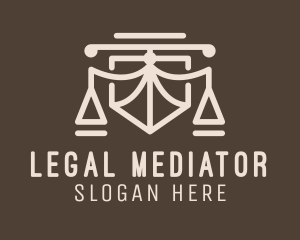 Column Shield Lawyer logo design