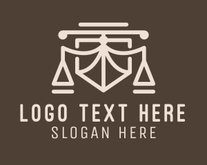 Column - Column Shield Lawyer logo design