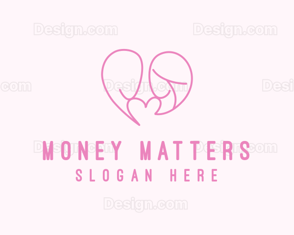 Feminine Lovely Couple Logo