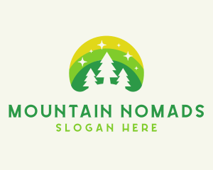 Pine Tree Forest logo design