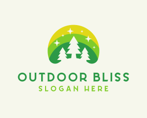 Pine Tree Forest logo design