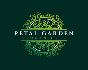 Natural Flower Gardening logo design