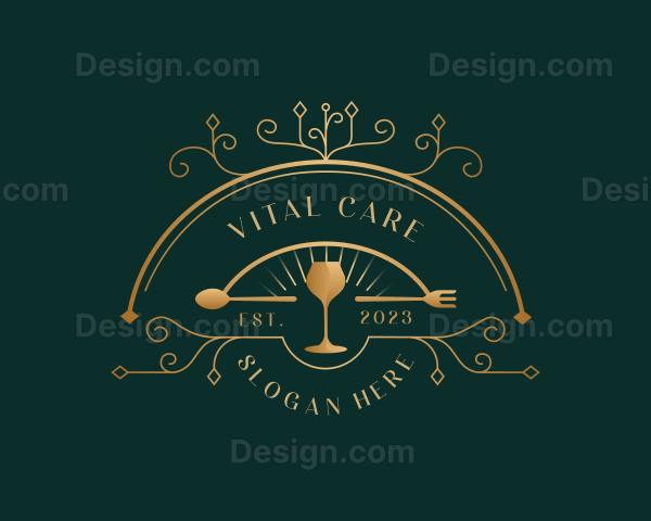 Restaurant Cuisine Cafeteria Logo