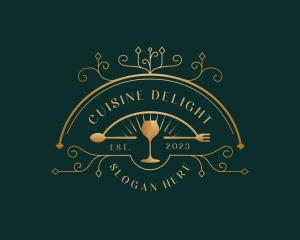 Restaurant Cuisine Cafeteria logo design