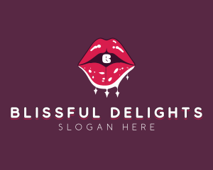 Sexy Lips Seduction logo design