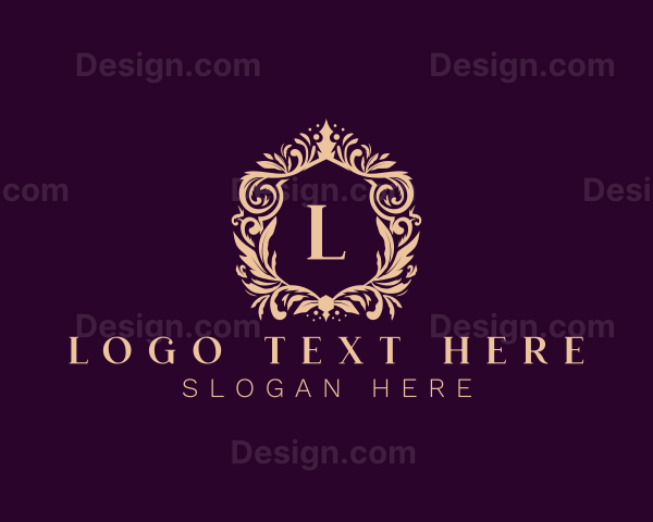 Luxury Wreath Ornament Logo