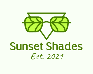 Triangular Leaf Shades logo design