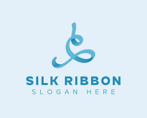 Fluid Ribbon Swirl  logo design