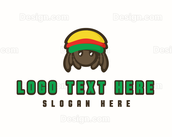 Jamaican Reggae Rastafari Logo