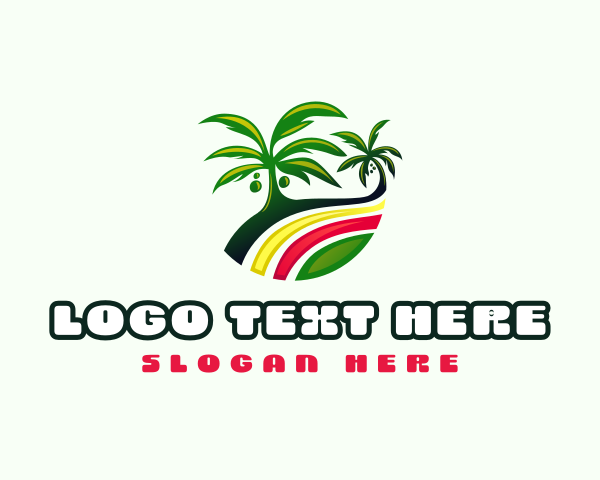 Reggae logo example 1