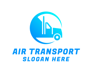 Cargo Shipping Truck logo design