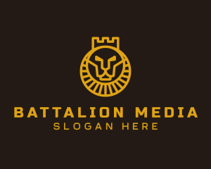 Royal Lion Crown logo design