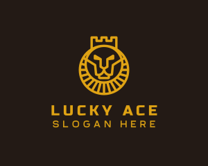 Royal Lion Crown logo design